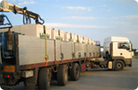 Baustoffpritschen mit Rollladern